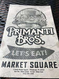 Primanti Bros - Menu