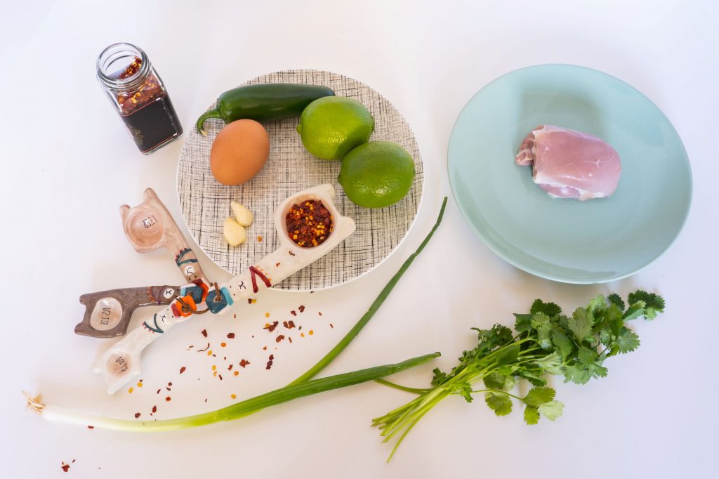 Keto Pad Thai Produce and Meats Needed