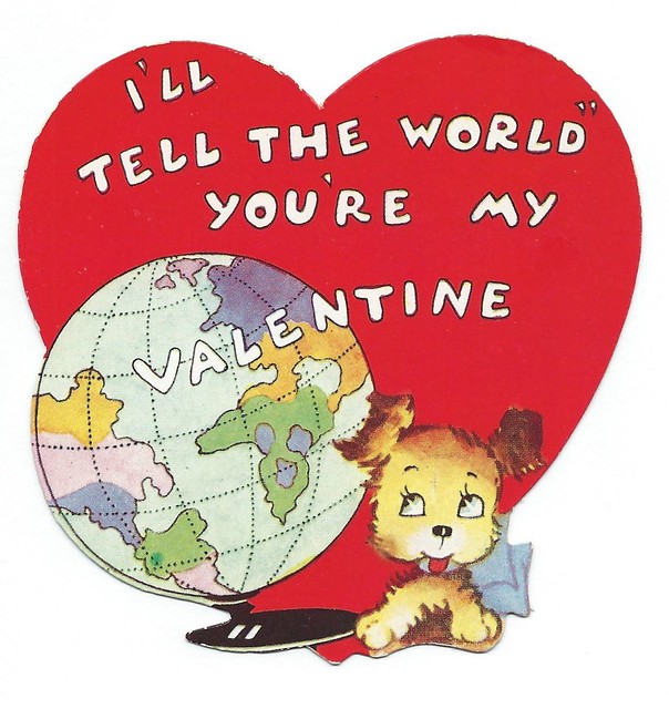 My valentine dog to world