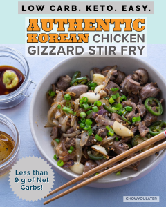 Chicken Gizzard Stir Fry