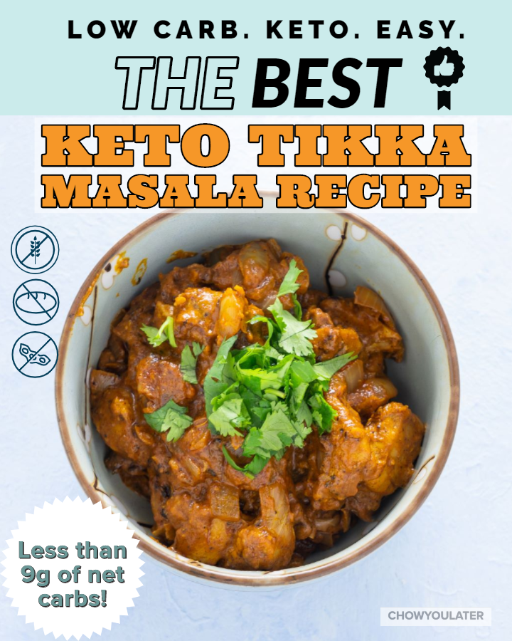 Featured Image of Keto Tikka Masala