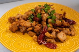 Keto General Tso's Chicken completed