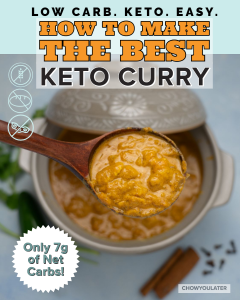 Keto Chicken Curry Featured