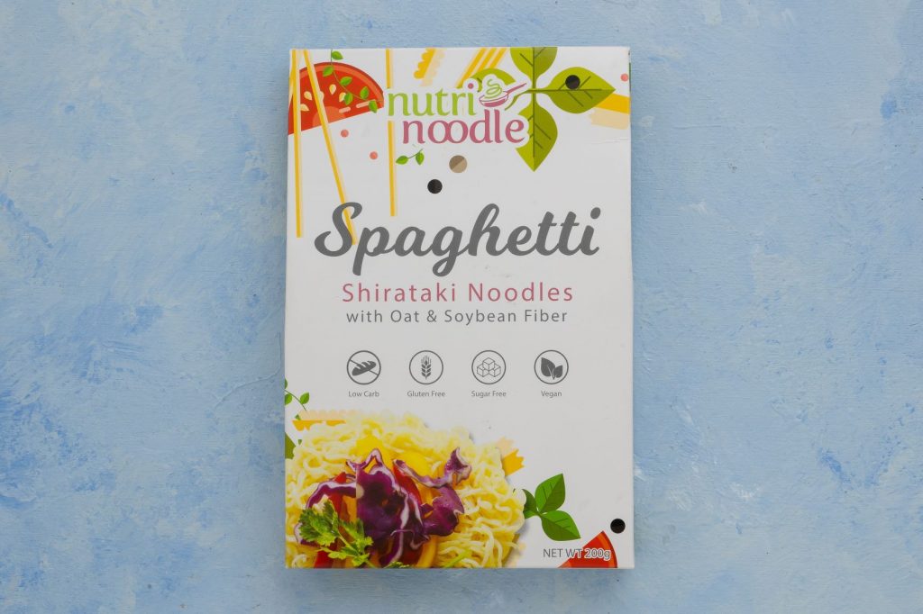 Nutri Noodle spaghetti package