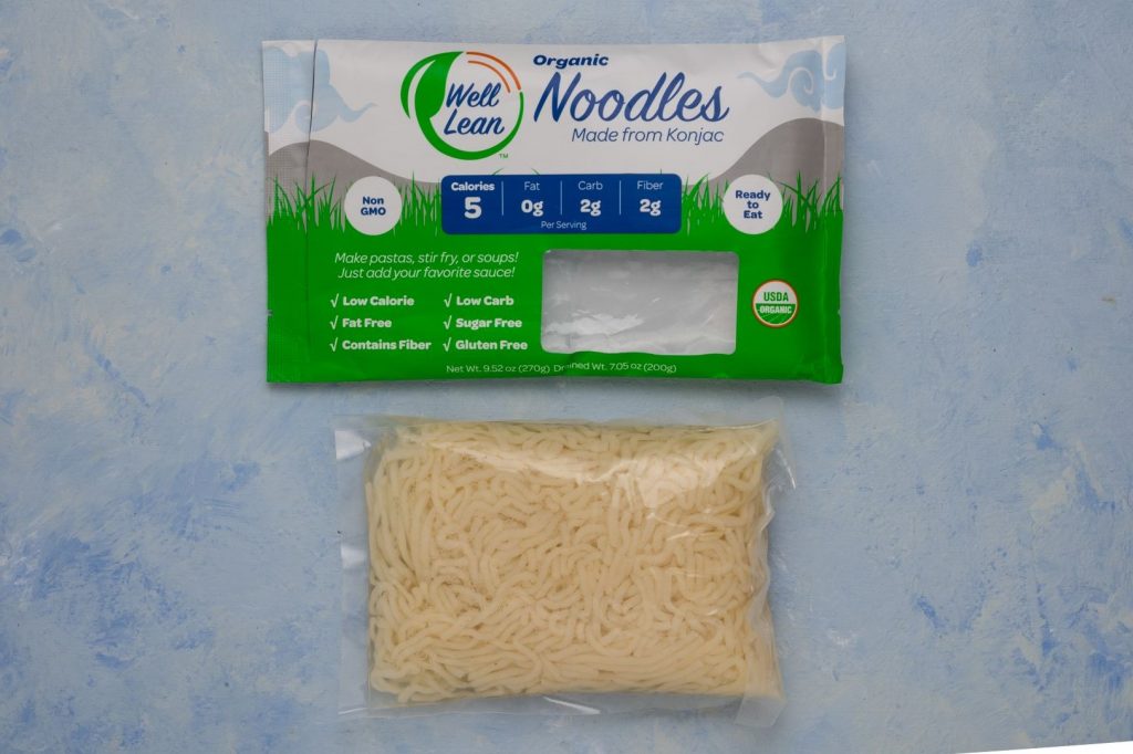 Well Lean Noodles opened package with inner pouch