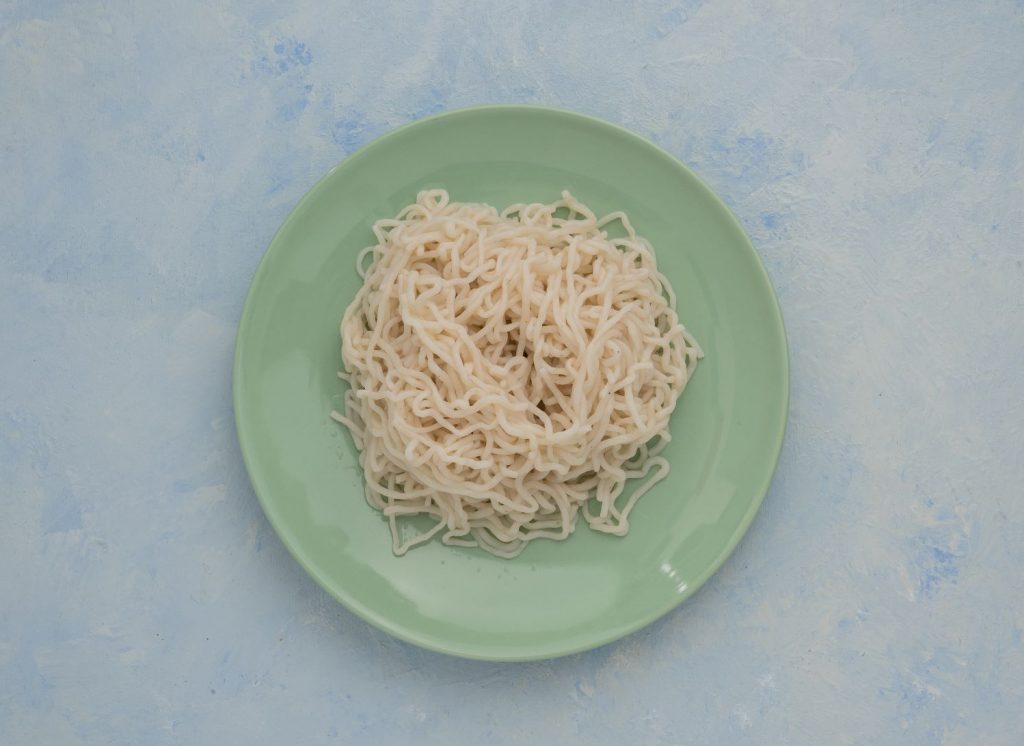 zeroodle noodles on plate